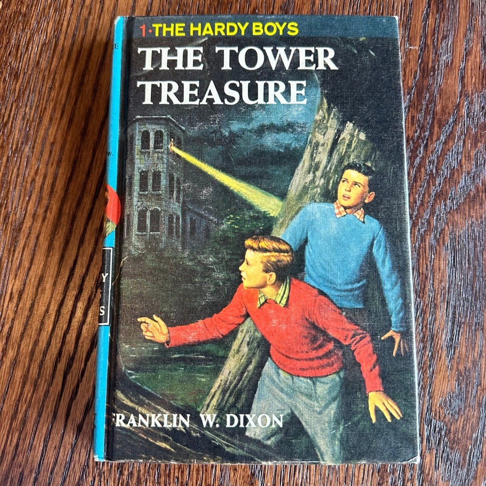 Hardy Boys 1 The Tower Treasure Franklin W Dixon Grosset Dunlap Hardcover Book